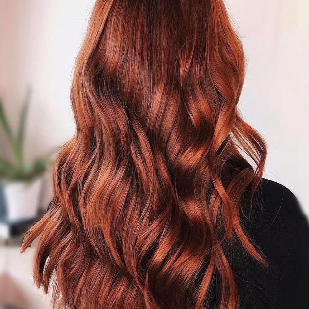 Fall auburn/red hair