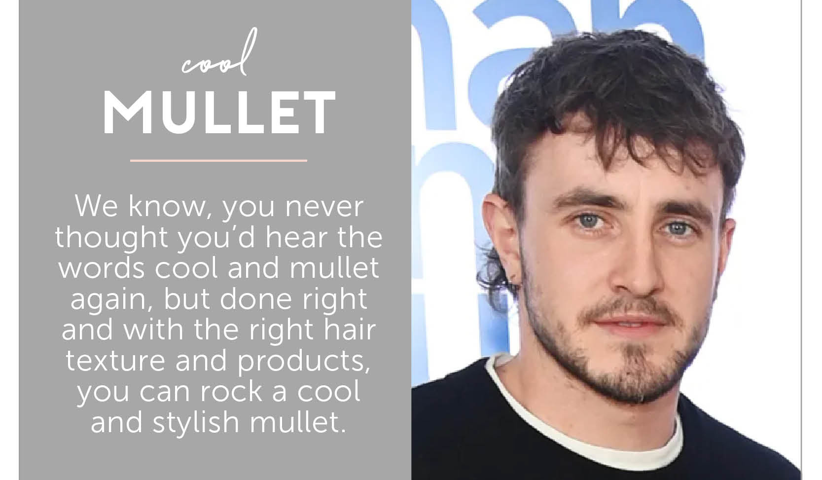 Cool Mullet- We know, you never thought you’d hear the words cool and mullet again, but done right (by your Charles Ifergan Stylist of course), and with the rest hair texture and products, you can rock a cool and stylish mullet.