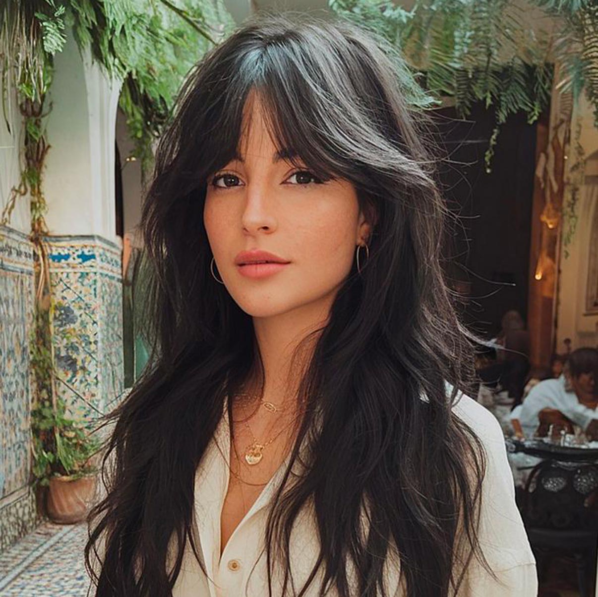 shag shoulder length haircut