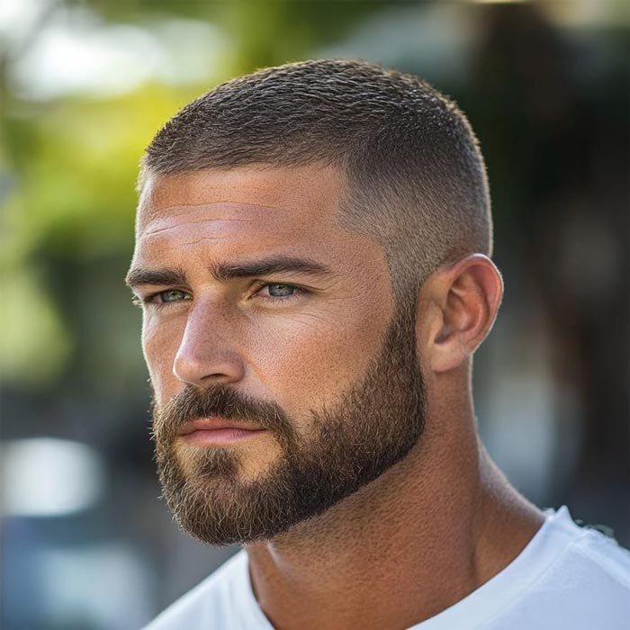 Men's buzzcut