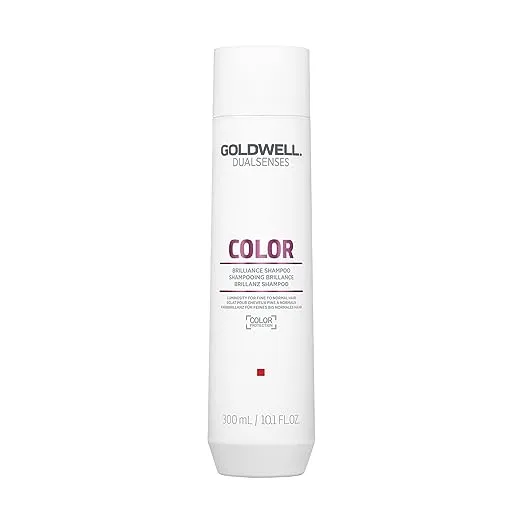 Use Goldwell Dualsenses Color Brilliance Shampoo to lock in pigment and maintain a vibrant finish.